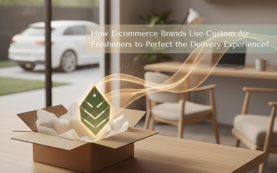 How E-commerce Brands Use Custom Air Fresheners to Perfect the Delivery Experience?